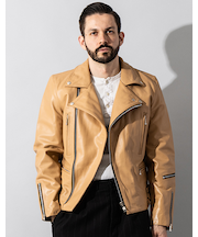 Liugoo Leathers 本革 UKダブルライダースジャケット 着脱ライナー DRY02BFA