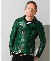 Liugoo Leathers 本革 UKダブルライダースジャケット 着脱ライナー DRY02BFA