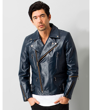 Liugoo Leathers 本革 UKダブルライダースジャケット 着脱ライナー DRY02BFA