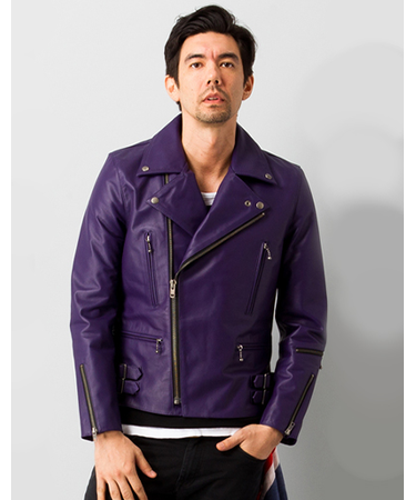 Liugoo Leathers 本革 UKダブルライダースジャケット 着脱ライナー DRY02BFA