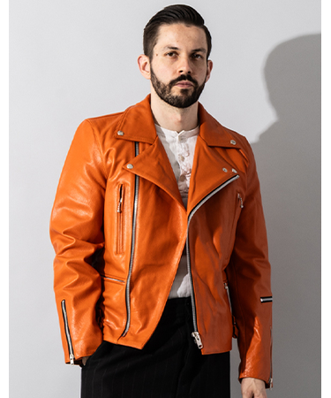 Liugoo Leathers 本革 UKダブルライダースジャケット 着脱ライナー DRY02BFA