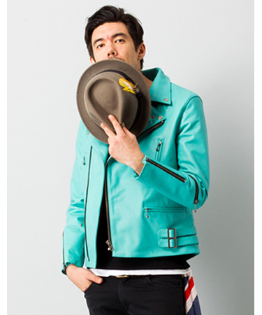 Liugoo Leathers 本革 UKダブルライダースジャケット 着脱ライナー DRY02BFA