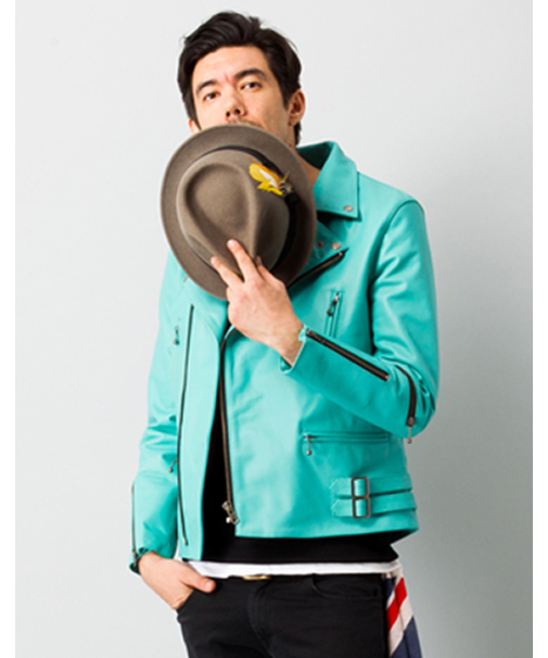 Liugoo Leathers 本革 UKダブルライダースジャケット 着脱ライナー DRY02BFA