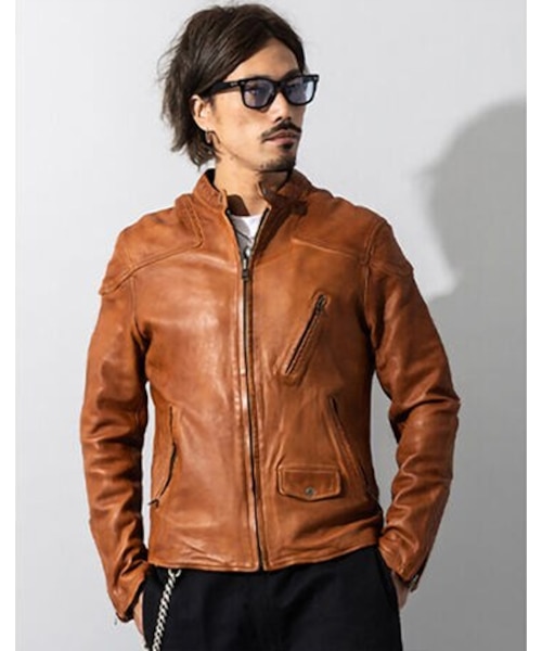 NAUTICA / ノーティカ LEATHER BLOUSON / レザーブルゾン / ラムレザー