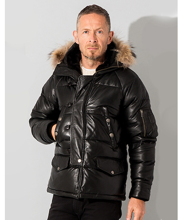 Liugoo Leathers 本革 N-3Bフライトジャケット MIL07B