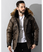 Liugoo Leathers 本革 N-3Bフライトジャケット MIL07B