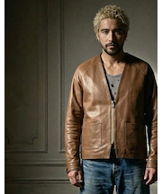 VaLLet 本革 レザーカーディガン メンズ ヴァレット VALLET08AN