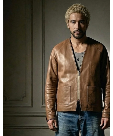 VaLLet 本革 レザーカーディガン メンズ ヴァレット VALLET08AN