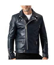 本革 UKライディング ダブルライダースジャケット 着脱ライナー付 メンズ DRY19A