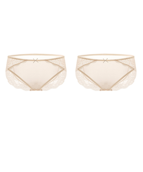 サイドフラワーレースショーツセット