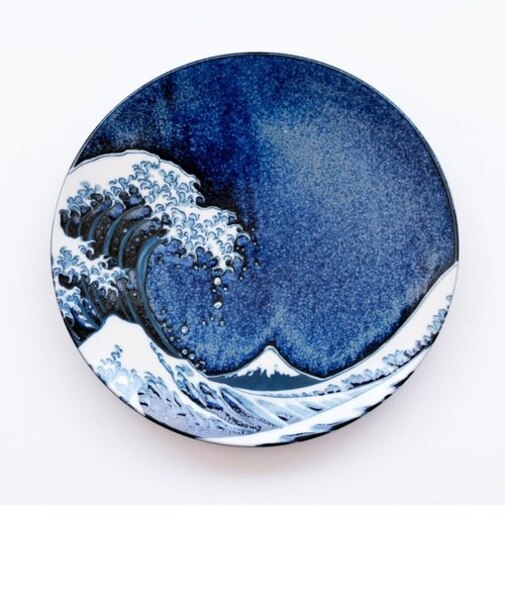 神奈川沖浪裏 大皿