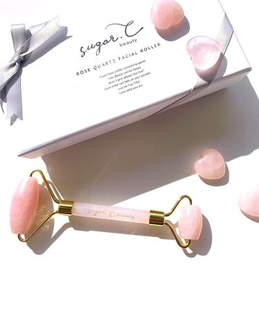 FACIAL ROLLER ピンク
