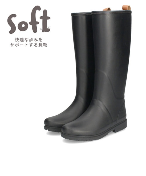 レインブーツ レディース おしゃれ ロング 防寒 長靴 靴 防水 合成ゴム 軽い 97001 98001 Parade 黒 ブラック 茶 ダークブラウン 大きいサイズ ひざ丈 軽量