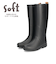 レインブーツ レディース おしゃれ ロング 防寒 長靴 靴 防水 合成ゴム 軽い 97001 98001 Parade 黒 ブラック 茶 ダークブラウン 大きいサイズ ひざ丈 軽量