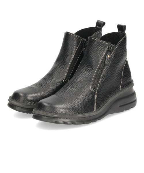 ブーツ レディース スノーブーツ サイドジップ 靴 ショートブーツ 保温