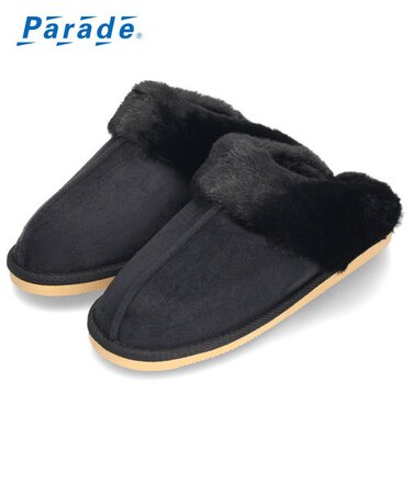 ムートン スリッパ レディース メンズ ムートン ファー ボア 暖か 防寒 保温 おうち オフィス 外履き Parade 988211