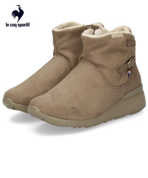 ルコック スポルティフ レディース ショートブーツ LCS デュアン II QL3WJD88 ブーツ 防水 防滑 軽量 ボア 消臭 靴