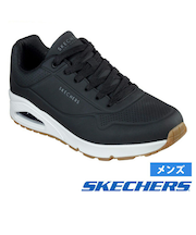SKECHERS スケッチャーズ uno メンズ スニーカー 厚底 シューズ エアクッション 52458 ウノ スタンド オン エア UNO STAND ON AIR ストリート 普通幅 カジュアル 紐靴