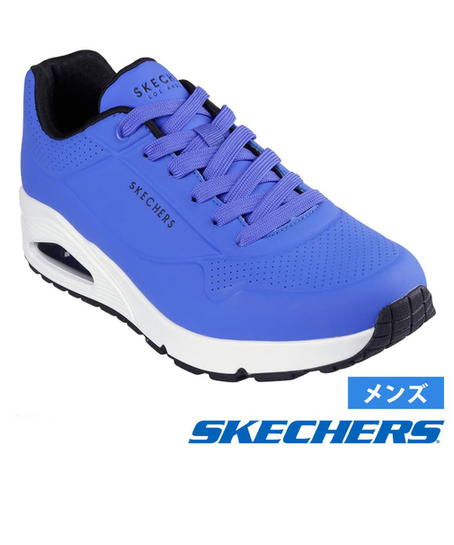 SKECHERS スケッチャーズ uno メンズ スニーカー 厚底 シューズ エアクッション 52458 ウノ スタンド オン エア UNO STAND ON AIR ストリート 普通幅 カジュアル 紐靴