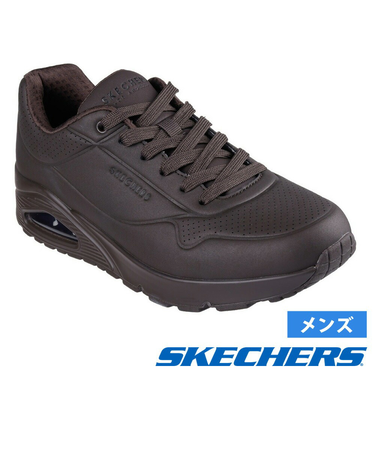 SKECHERS スケッチャーズ uno メンズ スニーカー 厚底 シューズ エアクッション 52458 ウノ スタンド オン エア UNO STAND ON AIR ストリート 普通幅 カジュアル 紐靴
