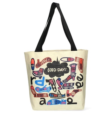 パレード オリジナル エコバッグ 99701 ホワイト 靴柄 アーティストコラボ Parade ショッパーバッグ トートバッグ バッグ