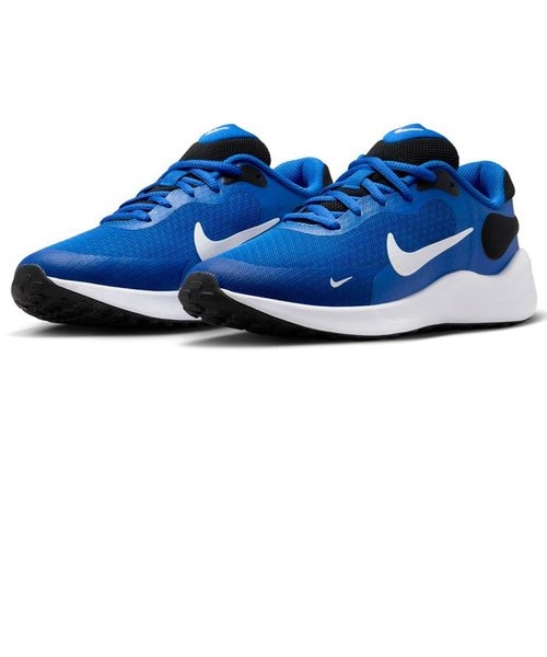 ナイキ キッズ スニーカー NIKE レボリューション 7 ブルー 軽量 耐久