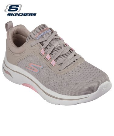 スケッチャーズ レディース スニーカー SKECHERS ゴーウォーク アーチフィット 2.0 ウォーキング シューズ 125314 ブラック トープ 普通幅