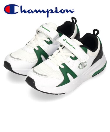 チャンピオン キッズ ジュニア スニーカー 男の子 女の子 子供靴 軽量 学校 通学 マジックテープ ランプ アップ B PS Champion S32673