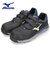 安全靴 ミズノ メンズ ベルト ローカット ワーキングシューズ MIZUNO オールマイティ HW ll 22L F1GA2401 ブラック レッド EEE
