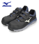 安全靴 ミズノ メンズ ベルト ローカット ワーキングシューズ MIZUNO オールマイティ HW ll 22L F1GA2401 ブラック レッド EEE
