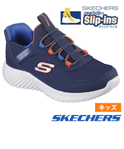 スケッチャーズ スリップインズ キッズ ジュニア スニーカー 男の子 女の子 運動靴 黒 ハンズフリー SKECHERS Slip-ins BOUNDER バウンダー ノーマル幅 403822L 303585L
