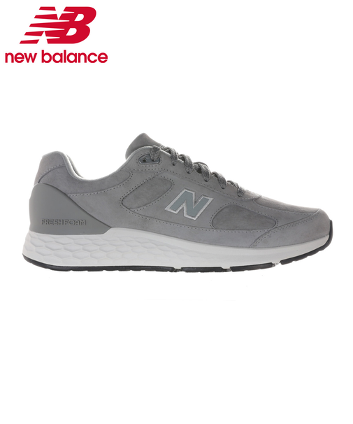 ニューバランス メンズ スニーカー ウォーキングシューズ 幅広 本革 UW1880 G1 4E new balance NB グレー ゆったり 歩きやすい