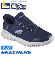 スケッチャーズ スリップインズ メンズ スリッポン スニーカー ハンズフリー ローカット すぐ履ける 履きやすい SKECHERS Slip-ins 233011 グライド ステップ ゼフィール GLIDE STEP ZEFYR BBK NVY GRY ブラック ネイビー グレー バーガンディ ノーマル幅 運動靴 ゴム紐
