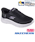 スケッチャーズ スリップインズ レディース スニーカー ハンズフリー スリッポン ウォーキングシューズ SKECHERS Slip-ins ゴー ウォーク フレックス クリスタ 125502 ブラック ピンク 靴 履きやすい ゴム紐 ノーマル幅 黒
