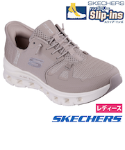 スケッチャーズ スリップインズ レディース スニーカー 厚底 ハンズフリー スリッポン ウォーキングシューズ SKECHERS Slip-ins グライドステップ プロ 150420 ブラック トープ マルチ 靴 履きやすい ゴム紐 ノーマル幅 黒
