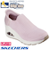スケッチャーズ スリップインズ ハンズフリー スリッポン スニーカー レディース ウノ ウェッジ キッキング ニット Slip-ins SKECHERS 177523 UNO WEDGE KICKIN' KNIT ブラック 黒 ブラッシュピンク オフホワイト 白 ノーマル幅 履きやすい