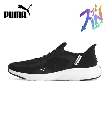 PUMA プーマ レディース メンズ  スニーカー 靴 311996 ソフトライド フレックスレース イーズイン ALT ワイド ランニングシューズ 幅広