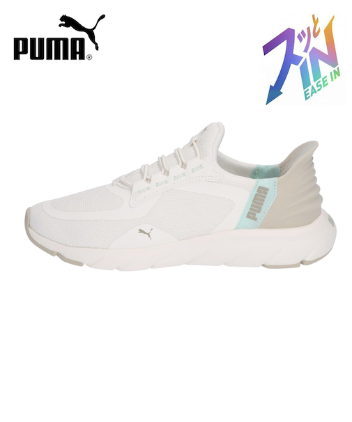 PUMA プーマ レディース メンズ  スニーカー 靴 311996 ソフトライド フレックスレース イーズイン ALT ワイド ランニングシューズ 幅広