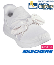 スケッチャーズ スリップインズ レディース スリッポン スニーカー ノーマル幅 リボン SKECHERS 117630