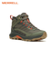 メレル メンズ ハイキングシューズ 防水 スニーカー MERRELL スピード ストライク 2 ミッド ウォータープルーフ M037833 ブラック M037835 オリーブ