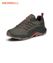 メレル メンズ ハイキングシューズ 防水 靴 アウトドア スニーカー MERRELL スピード ストライク 2 ウォータープルーフ M037841 ブラック M037843 オリーブ