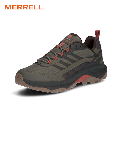 メレル メンズ ハイキングシューズ 防水 靴 アウトドア スニーカー MERRELL スピード ストライク 2 ウォータープルーフ M037841 ブラック M037843 オリーブ