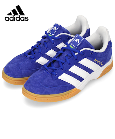 アディダス スニーカー メンズ adidas SPEZIALIST スペシャリスト JS0240 JH8776 ホワイト ブルー インドア スポーツ シューズ ハンドボール 靴 白