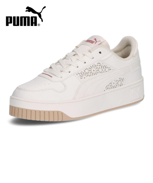 プーマ スニーカー レディース 厚底 キャリーナ ストリート LC PUMA 白 ホワイト ローカット 靴 402463