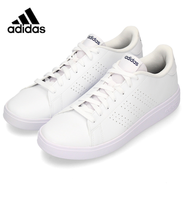 アディダス スニーカー メンズ adidas アドバンコートベース 2.0 U 黒 白 IG9183 IG9184 ブラック ホワイト 通勤 通学 靴 普段使い シューズ