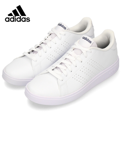 アディダス スニーカー メンズ adidas アドバンコートベース 2.0 U 黒 白 IG9183 IG9184 ブラック ホワイト 通勤 通学 靴 普段使い シューズ