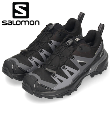 サロモン ハイキングシューズ メンズ スニーカー 黒 ローカット X ULTRA 360 GORE-TEX ゴアテックス 防水 防滑 軽量 L47453200 ブラック SALOMON