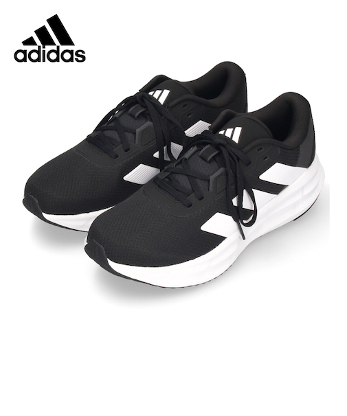 アディダス スニーカー メンズ ランニングシューズ 黒 ブラック ギャラクシー 7 M adidas GALAXY 7 M ジョギング ウォーキング