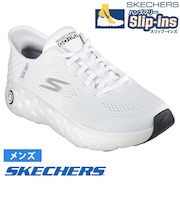 スケッチャーズ スリップインズ メンズ スニーカー ハンズフリー スリッポン SKECHERS 220701 ホワイト ノーマル幅