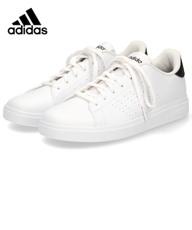 アディダス スニーカー ジュニア キッズ 白 adidas アドバンコート ベース 2.0 J IH8123 シューズ 通学 普段履き adidas